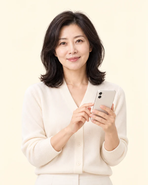 계약서를 확인하는 고객