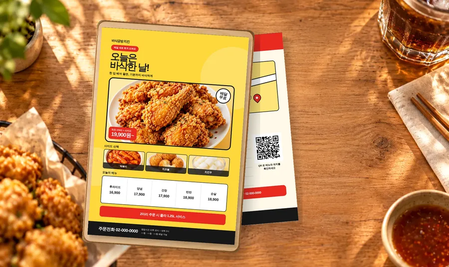 소상공인 전단지 · 치킨·배달